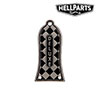HELLPARTS Brass Truss Rod Cover 3 Holes - Diamond Ʈ�����ε� Ŀ��(Epiphone��) 19