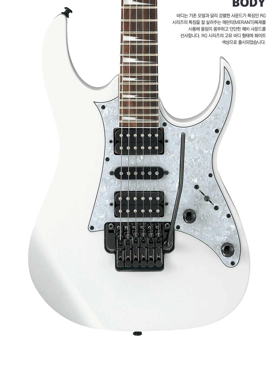 [����] Ibanez - RG350DXZ / ���̹ٳ��� �Ϸ���Ÿ (White) �� �̹��� 3