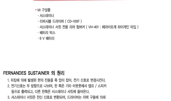 Fernandes 페르난데스 FSK-401