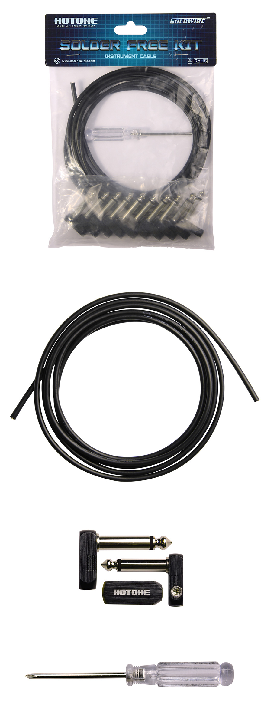 [����] HOTONE Solder Free Kit / 10 Plugs   2m Cable (SFK-206) �� �̹��� 1