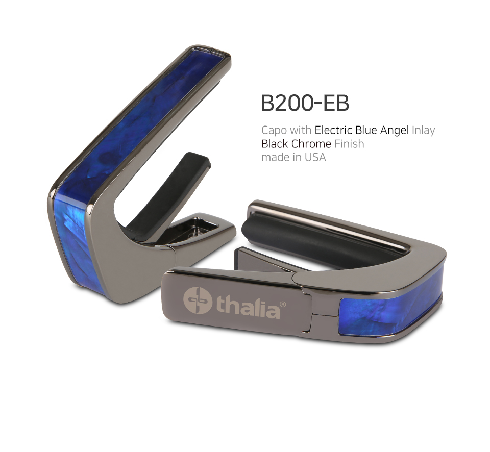[����] Thalia Capo Black Chrome - Electric Blue Angel Inlay (B200-EB) �� �̹��� 2