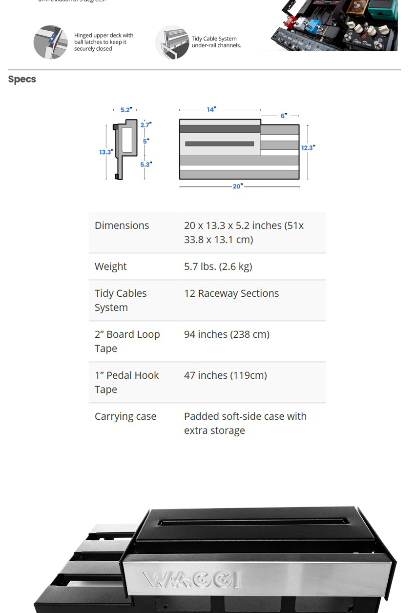[����] WAGGI - Pedal Board W20 / �ͱ� ��޺��� �� �̹��� 2