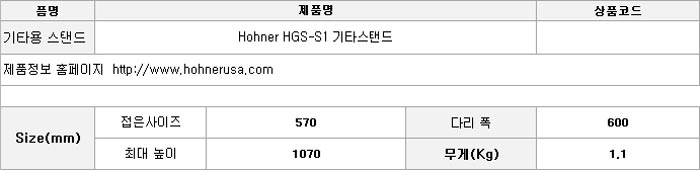 [����] Hohner HGS-S1 ��Ÿ���ĵ�/�Ϸ�,���̽�,���Ÿ ��� ��� ���� �� �̹��� 6
