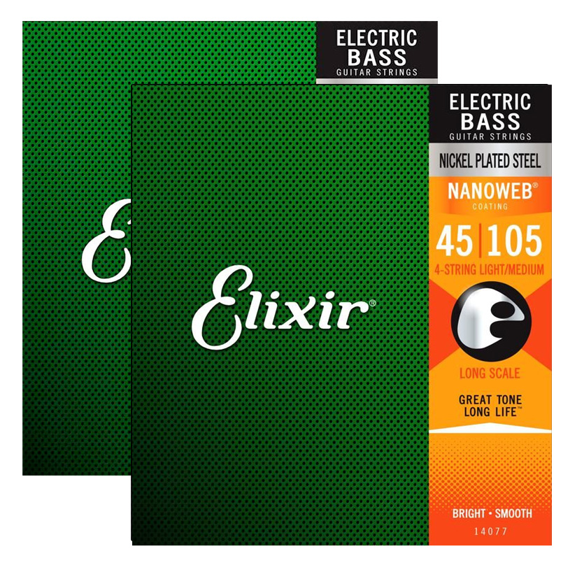[����] [���ļ�����ǰ]Elixir - NANOWEB Bass Nickel Plated Steel 5-String Medium Taper Core / ������ 5�� ���̽� ��Ʈ�� 045-130 (14077+15432) �� �̹��� 1