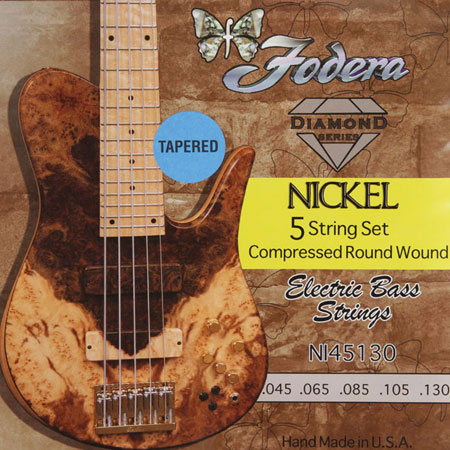 [����] Fodera - Handcrafted Bass String Nickel Taper B / 5�� ���̽� ��Ʈ�� 045-130 (NI45130TB) �� �̹��� 2