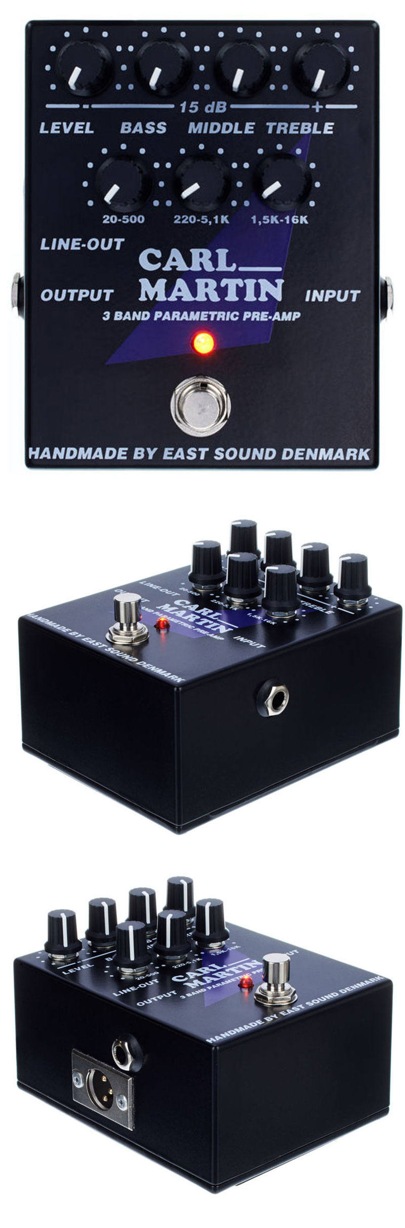 프리버드 | Carl Martin 3 Band Parametric Pre-Amp