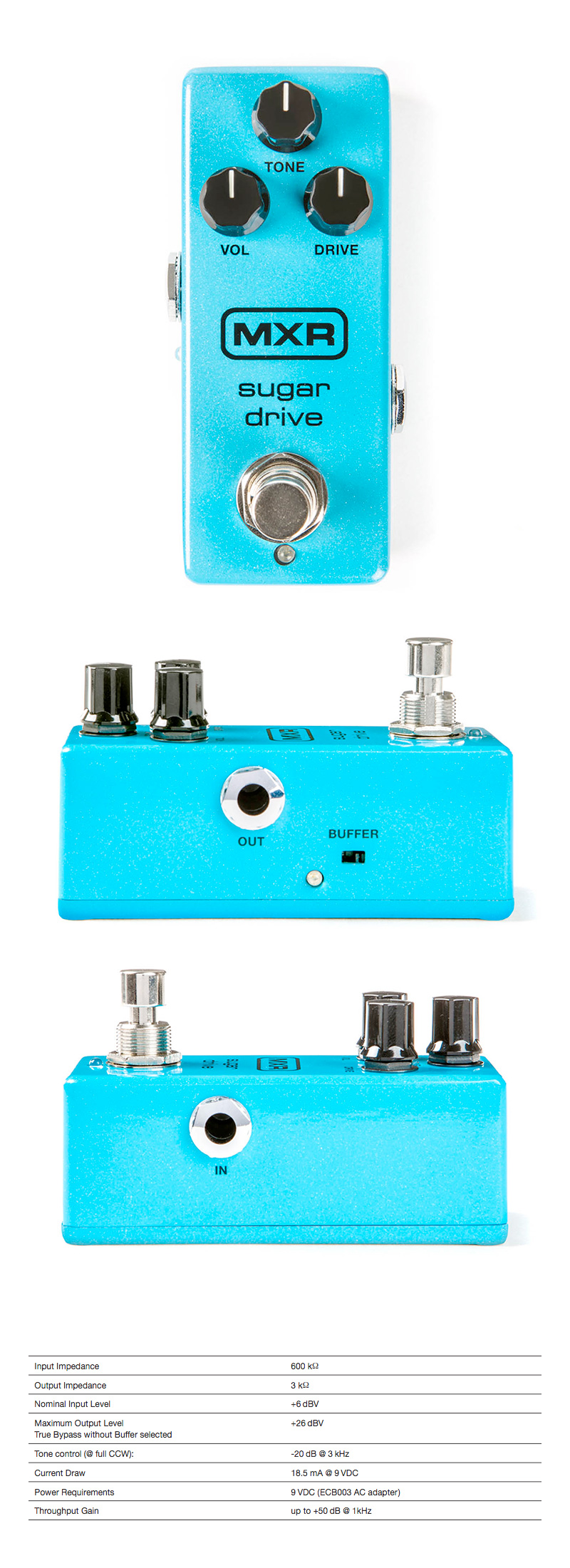 [����] MXR - Sugar Drive Mini / ���� ����̺� �̴� (M294) �� �̹��� 2