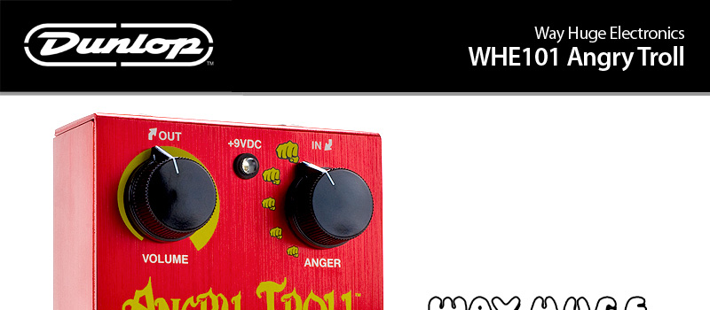 Way Huge Electronics WHE101 Angry Troll Boost Guitar Effects Pedal
