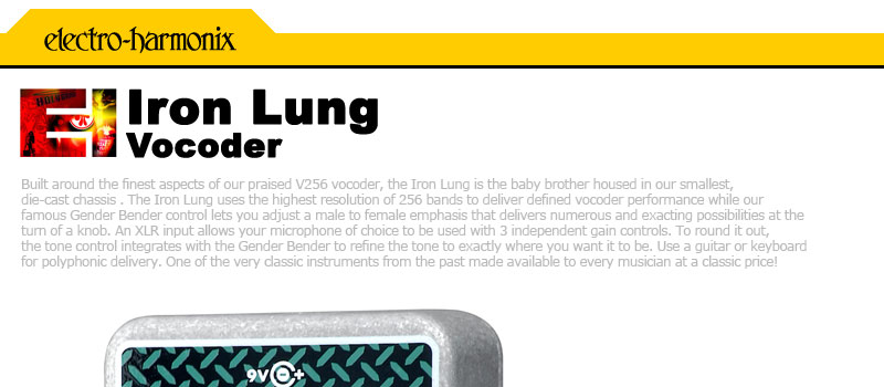 [����] Electro Harmonix - Iron Lung Vocoder / ���ڴ� ��� �� �̹��� 2
