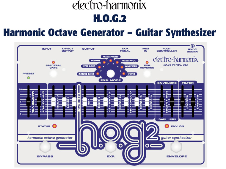 【超美品】Electro-Harmonix HOG2 エレハモ　ハーモナイザー Electro-Harmonix HOG2（新品/送料無料/並行輸入）【楽器検索
