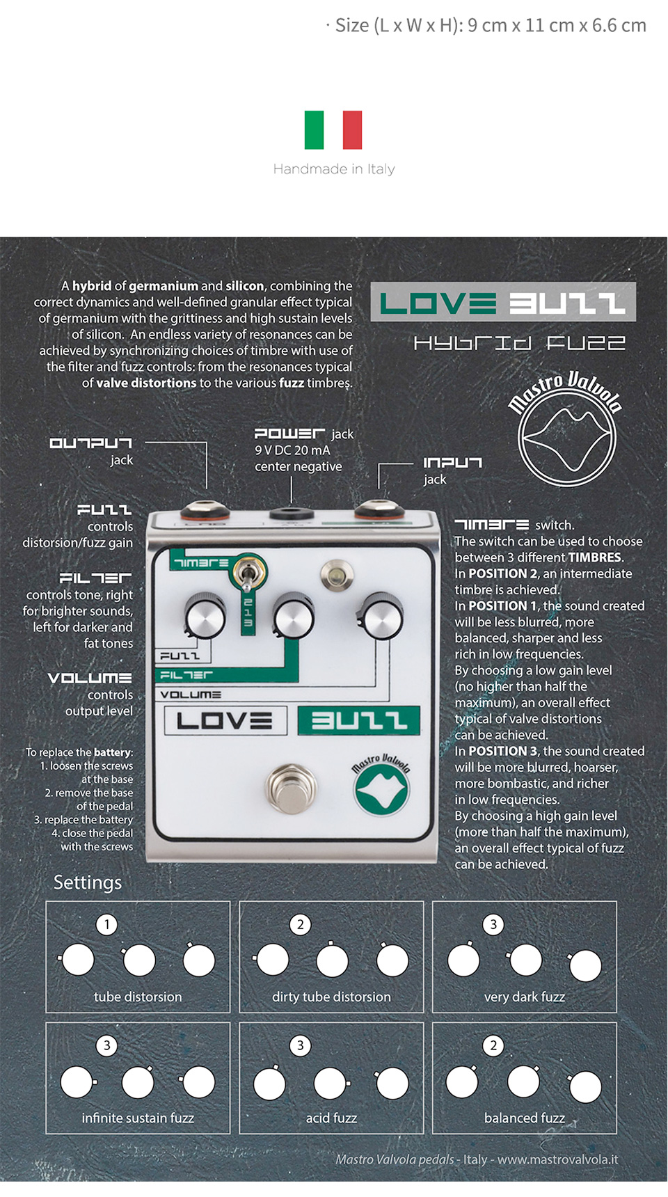 [����] [��Ż���� �ڵ���̵�]Mastro Valvola - LOVE BUZZ Hybrid Fuzz (��Ÿ   ���̽� ������) �� �̹��� 3