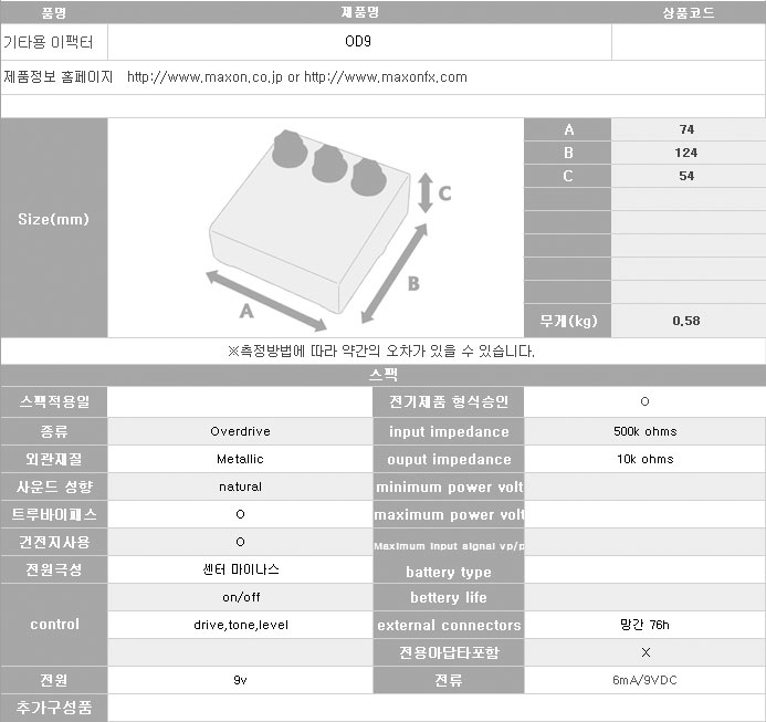 [����] Maxon OD9 ��������̺� �� �̹��� 1