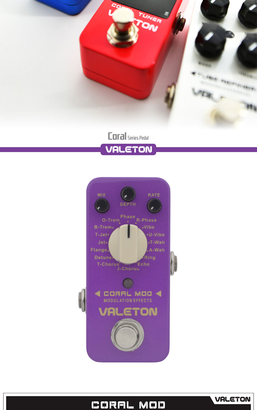 VALETON CORAL Mod CME-1 / 16 Types Digital Modulation(16Ÿ�� ������ ��ⷹ�̼�) �� �̹��� 3