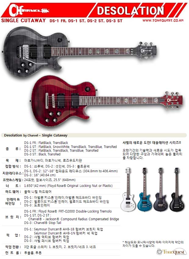 [����] Charvel Desolation DS1 ST �� �̹��� 15