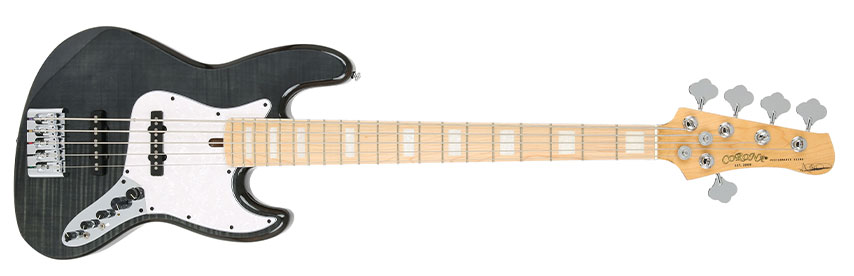 [����] Corona MLD5 Melvin Lee Davis Sig. 5-String / ��� �� ���̺� �ñ״�ó Trans Black (White Pearl inlay) �� �̹��� 3