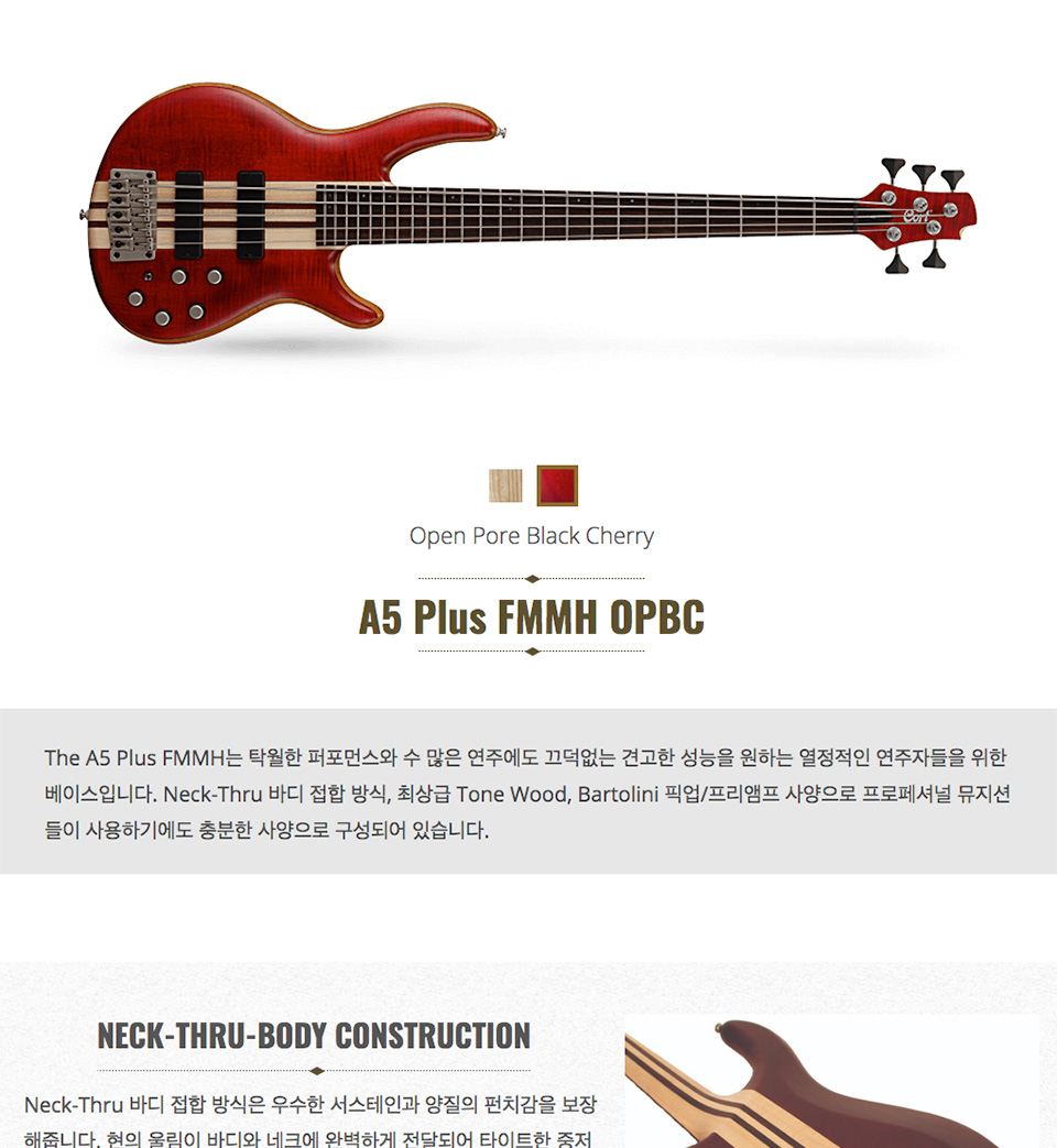[����] Cort Artisan A5 Plus FMMH / ��Ʈ ���̽���Ÿ (OPBC) �� �̹��� 1