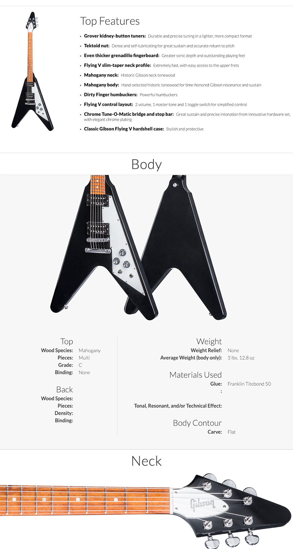 [����] [�齼 �����̳� �ø��� ��Ư��]Gibson Flying V T2017 Alpine White (DSV17AWCH1) �� �̹��� 2