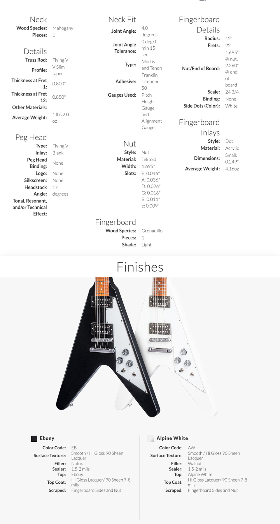 [����] [�齼 �����̳� �ø��� ��Ư��]Gibson Flying V T2017 Alpine White (DSV17AWCH1) �� �̹��� 3