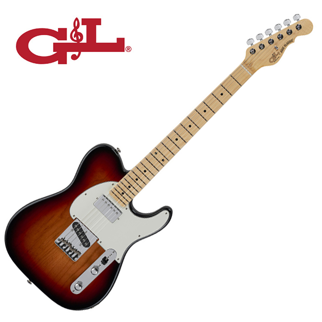 Blue Microphones 지엔엘 G&L Fullerton Deluxe ASAT Classic Bluesboy 일렉기타 (3TS/MP) 3-Tone Sunburst / Maple Fingerboard