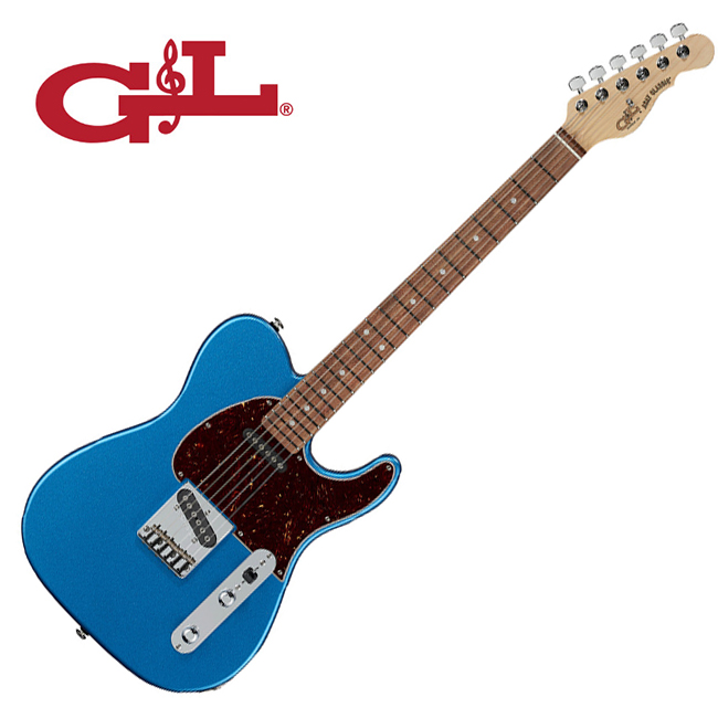 Blue Microphones 지엔엘 G&L Fullerton Deluxe ASAT Classic 일렉기타 (LPB/RW) Lake Placid Blue / Rosewood Fingerboard