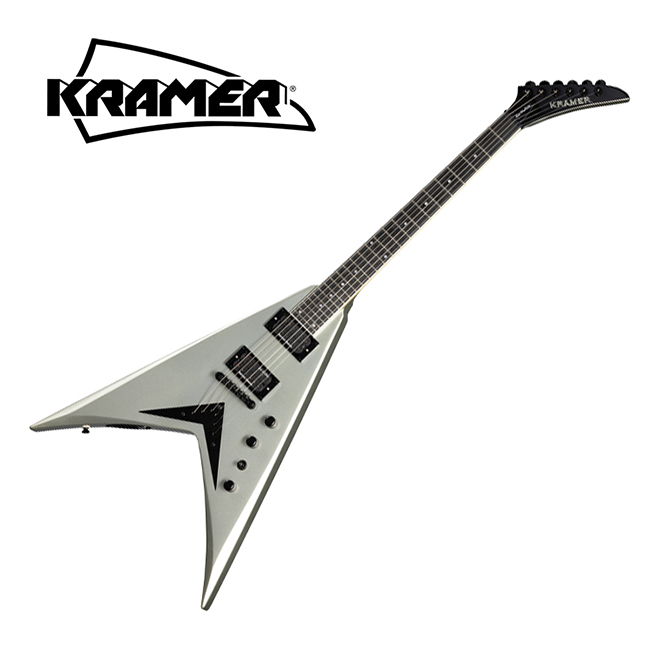 Universal Audio 크레이머 Kramer Dave Mustaine Vanguard 일렉기타 (Silver Metallic)