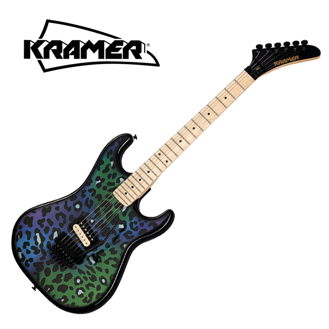 Custom 크레이머 Kramer Baretta Custom Graphics Feral Cat 일렉기타 (Rainbow Leopard)