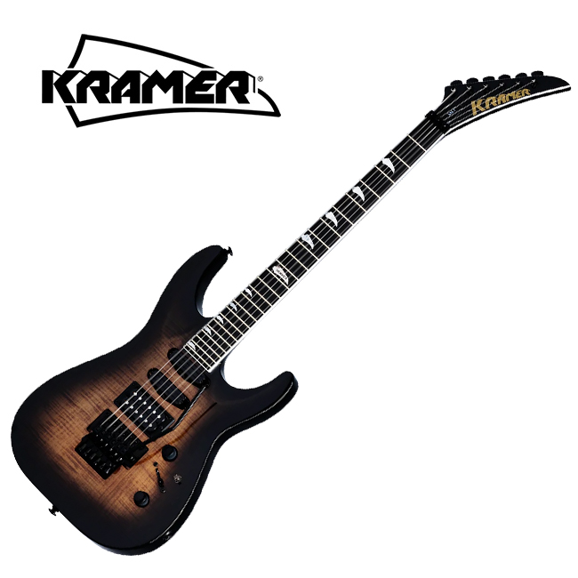 Native Instruments 크레이머 Kramer SM-1 Figured 일렉기타 (Black Denim)