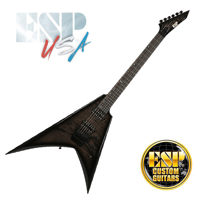 ESP [Limited Edition] ESP USA V-II FR (See Thru Black Sunburst) 스쿨뮤직 입고상품 / 전 세계 10대 한정 모델