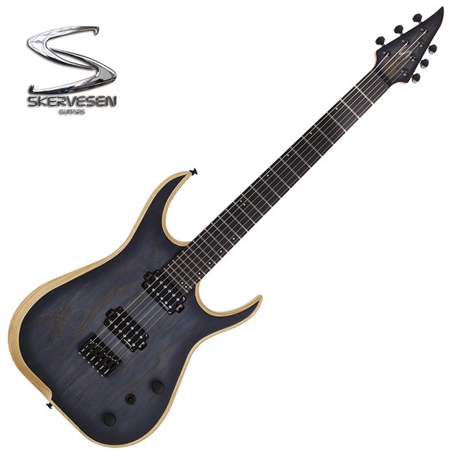 [예약판매 8월 10일 출시예정] 스커베슨 Skervesen Velociraptor 6 일렉기타 (TBK) Trans Black Burst Color