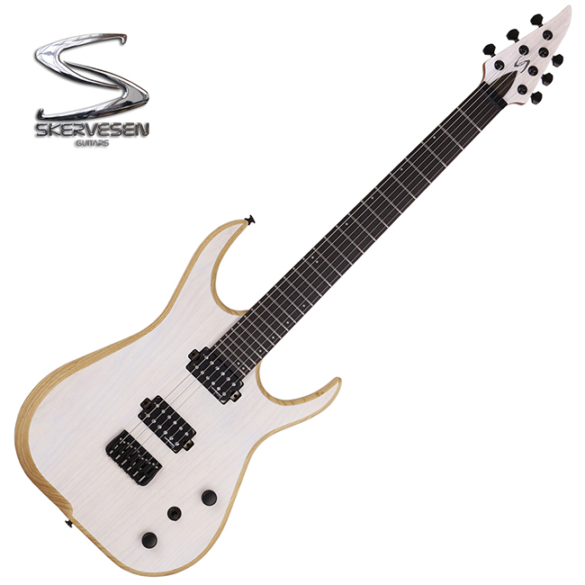 [예약판매 8월 10일 출시예정] 스커베슨 Skervesen Velociraptor 6 일렉기타 (TWH) Trans White Color