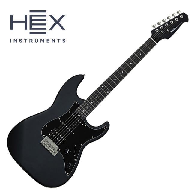 Native Instruments 헥스 HEX E100 Standard 일렉기타 (S/BK) Satin Finish / Black Color