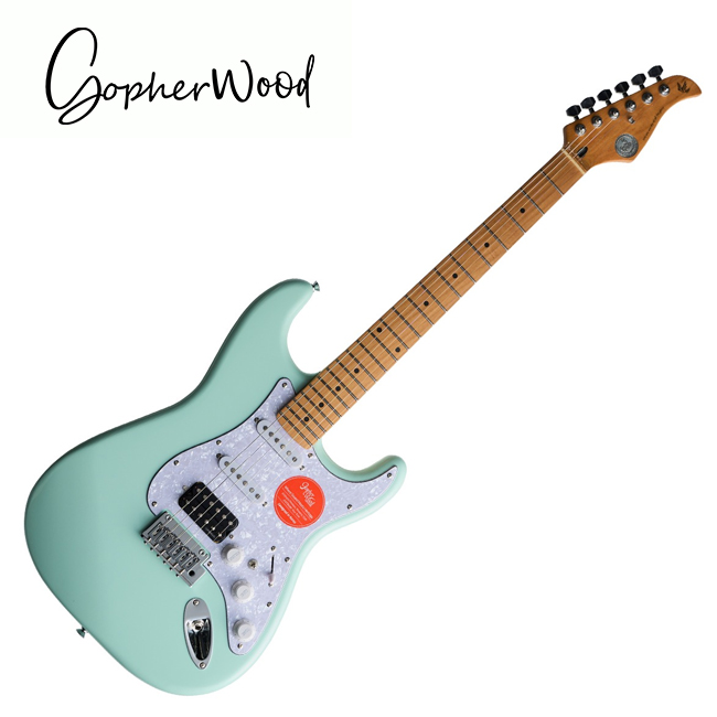 Blue Microphones 고퍼우드 GopherWood S-Classic V 2G 일렉기타 (Uranus Blue) 2세대 S -Classic 시리즈