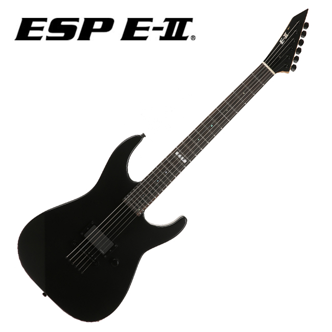 Remo ESP E-II M-I NT 일렉기타 (Black Satin) M-I Series, Non Tremolo Model