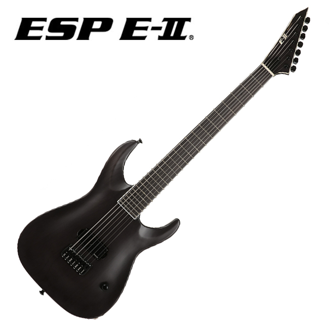 ESP E-II Horizon NT-7B ASH 1H 일렉기타 (Black Satin) Horizon Series 7-String, Baritone Scale, 1-Humbucker Model