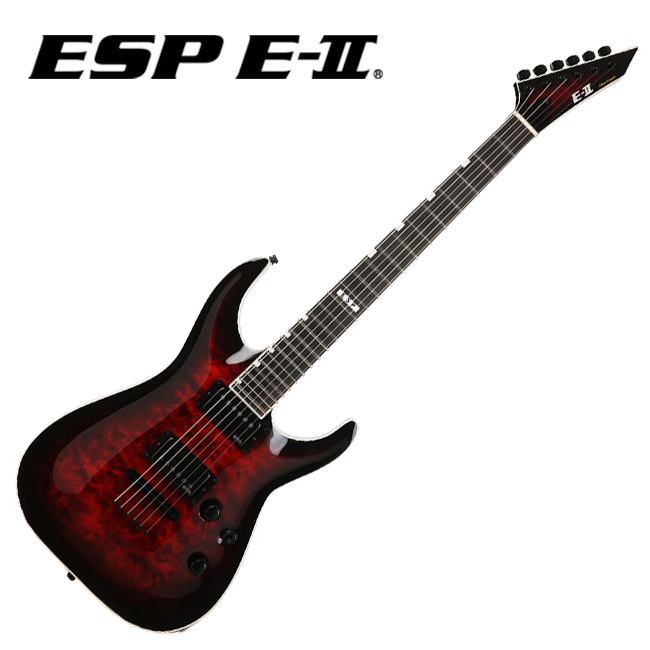 Remo ESP E-II Horizon NT-II 일렉기타 (See Thru Black Cherry Sunburst) Horizon-II Series, Non Tremolo Model