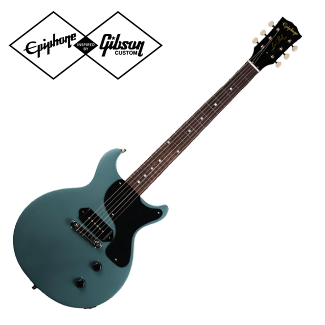 Gibson [Inspired by Gibson Custom] 에피폰 1958 Les Paul Junior Double Cut Reissue (AP) Antique Pelham Blue Color