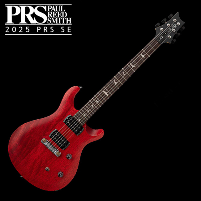 [2025] PRS SE CE24 Standard Stoptail Satin �Ϸ���Ÿ (Vintage Cherry)