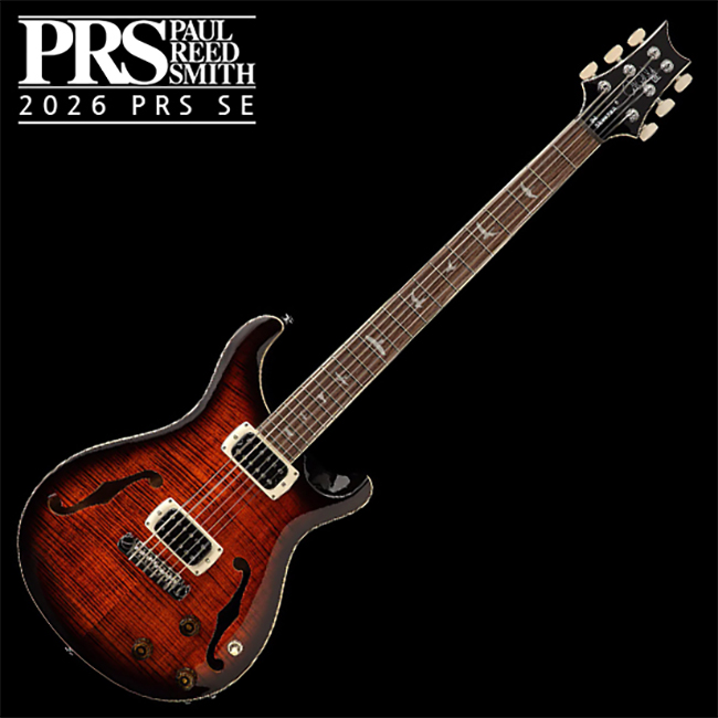 Orange [2026] PRS SE Ed Sheeran Hollowbody I Baritone Piezo 일렉기타 (Orange Tiger Smokeburst) 에드 시런 시그니처