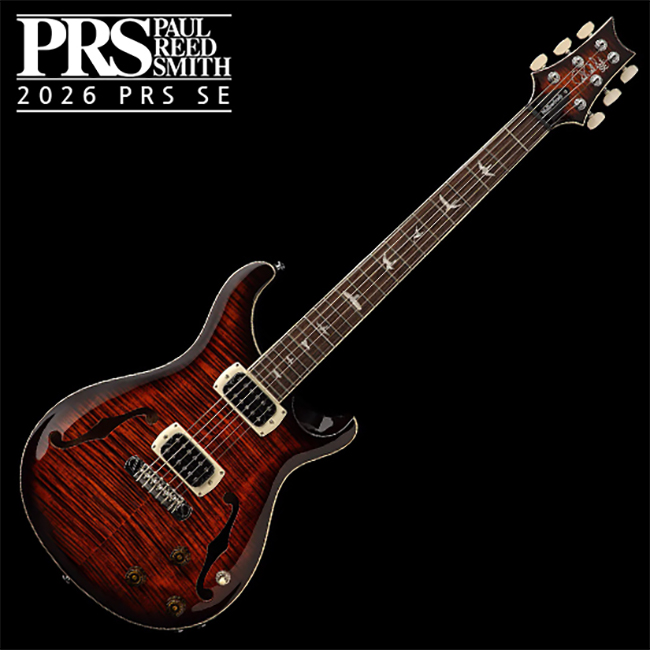 Orange [2026] PRS SE Hollowbody I Piezo 일렉기타 (Orange Tiger Smokeburst)