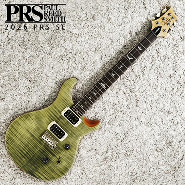 Custom [2026] PRS SE Custom 24 Special Run 일렉기타 (Trampas Green)