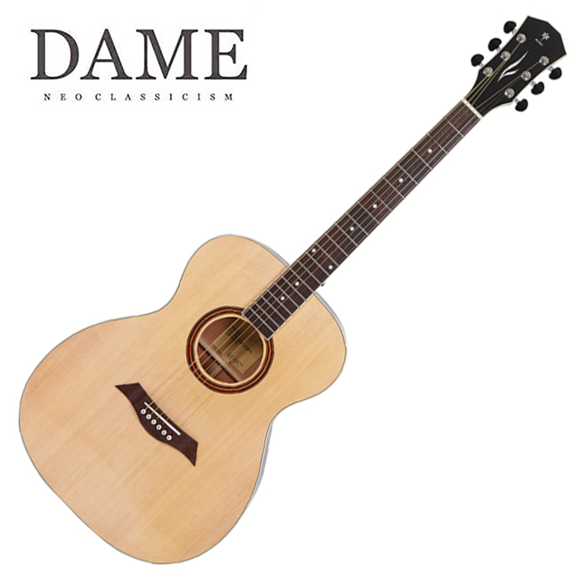 Dame [데임 티셔츠 증정] 데임 Dame 릴리즈 Lilies70 OM 통기타 (NA)
