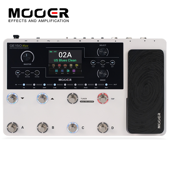 무어 Mooer Audio GE150 MAX 멀티이펙터 한글메뉴얼 다운로드 / 초가성비 사운드