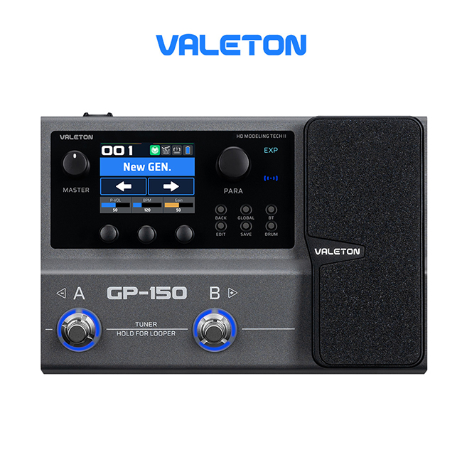 베일톤 Valeton GP-150 멀티이펙터 Snaptone™ NAM & IR 로더