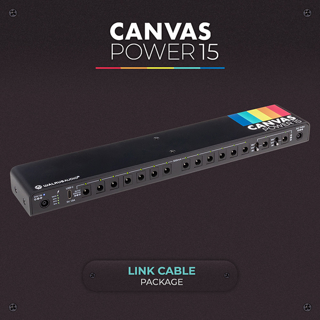������ ����� Walrus Audio Canvas Power 15 ĵ���� �Ŀ����ö��� (��ũ ��Ű��)