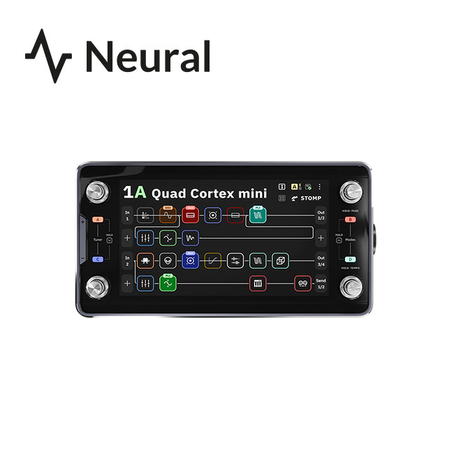 Neural DSP 뉴럴 Neural DSP Quad Cortex Mini 쿼드 코어텍스 미니 멀티이펙터