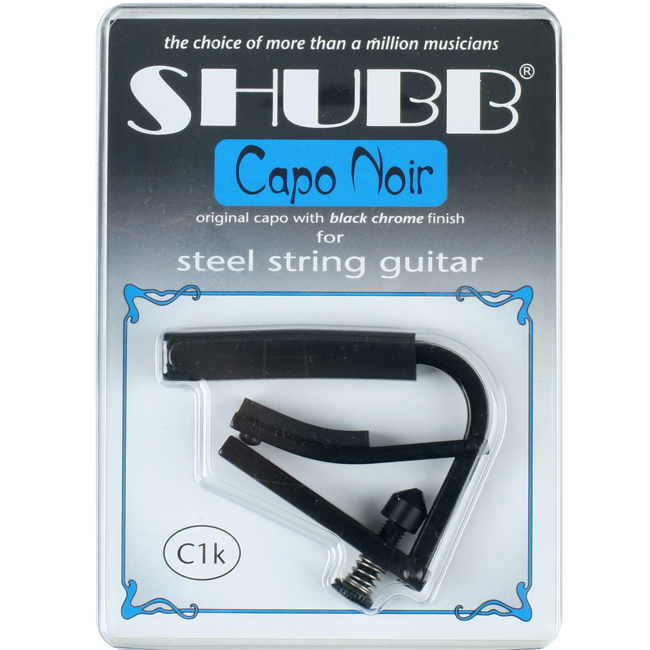 [����] Shubb Capo Noir C1K ���Ÿ/�Ϸ���Ÿ ī��(Black Chrome)