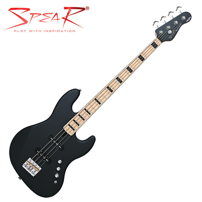 [2026] 스피어 Spear SAJ-250 베이스기타 (MBK/M) Matte Black (Satin Black) Color