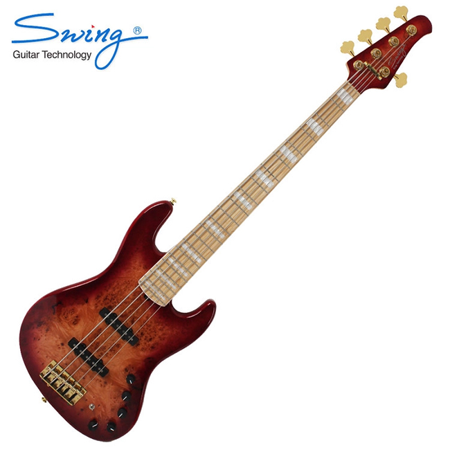 Swing 스윙 Swing G7V 베이스기타 5현 (Black Burst)
