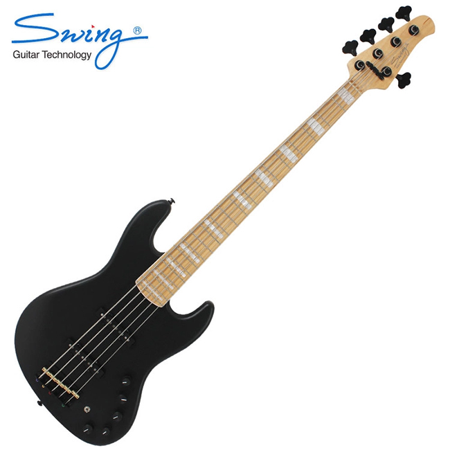 Swing 스윙 Swing G5V 베이스기타 5현 (Matte Black)