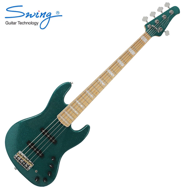 Swing 스윙 Swing G5V 베이스기타 5현 (Mustard Sparkle)
